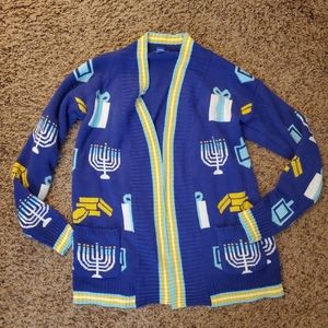 Hanukkah Ugly Sweater Cardigan